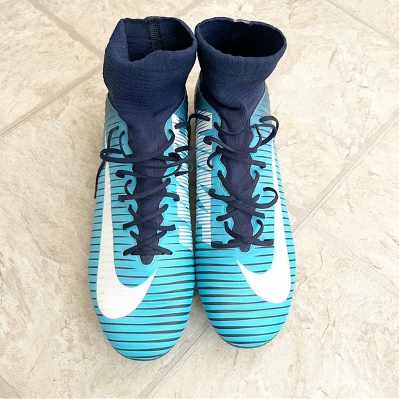 Nike Mercurial Veloce FG 831961-404 Soccer Cleats Gamma Ice Pack Blue Size 11 - Picture 8 of 11